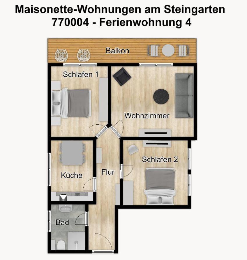 Maisonette-Wohnungen Am Steingarten - Ferienwohnung 4 Вангероге Экстерьер фото